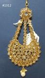 Passa Indian Designer Golden Passa Side Tikka Shieno Sarees #3051312
